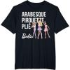 imageBarbie  Barbie Ballet Arabesque Pirouette Pli TShirtBlack