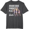 imageBarbie  Barbie Ballet Arabesque Pirouette Pli TShirtDark Heather Grey