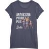 imageBarbie  Barbie Ballet Arabesque Pirouette Pli TShirtHeather Blue