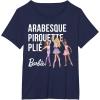 imageBarbie  Barbie Ballet Arabesque Pirouette Pli TShirtNavy Blue