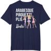 imageBarbie  Barbie Ballet Arabesque Pirouette Pli TShirtNavy Blue