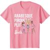 imageBarbie  Barbie Ballet Arabesque Pirouette Pli TShirtPink