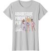 imageBarbie  Barbie Ballet Arabesque Pirouette Pli TShirtSilver Grey