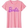 imageBarbie  Classic Script Purple Logo TShirtPink