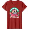 imageBarbie  Dreaming of a Barbie Christmas TShirtCranberry Red