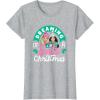 imageBarbie  Dreaming of a Barbie Christmas TShirtHeather Grey