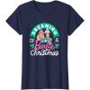 imageBarbie  Dreaming of a Barbie Christmas TShirtNavy Blue