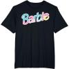 imageBarbie  Logo Dreamhouse Colors TShirtBlack