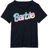 imageBarbie  Logo Dreamhouse Colors TShirtBlack