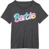 imageBarbie  Logo Dreamhouse Colors TShirtDark Heather Grey