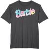 imageBarbie  Logo Dreamhouse Colors TShirtDark Heather Grey