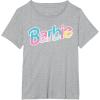 imageBarbie  Logo Dreamhouse Colors TShirtHeather Grey