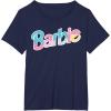 imageBarbie  Logo Dreamhouse Colors TShirtNavy Blue