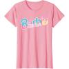 imageBarbie  Logo Dreamhouse Colors TShirtPink