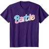 imageBarbie  Logo Dreamhouse Colors TShirtPurple