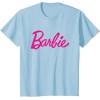 imageBarbie Current Script Logo TShirtBaby Blue