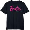 imageBarbie Current Script Logo TShirtBlack