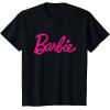 imageBarbie Current Script Logo TShirtBlack