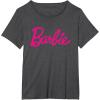 imageBarbie Current Script Logo TShirtDark Heather Grey