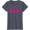 imageBarbie Current Script Logo TShirtHeather Blue