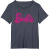 imageBarbie Current Script Logo TShirtHeather Blue