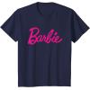 imageBarbie Current Script Logo TShirtNavy Blue