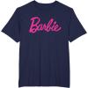 imageBarbie Current Script Logo TShirtNavy Blue