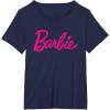 imageBarbie Current Script Logo TShirtNavy Blue