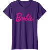 imageBarbie Current Script Logo TShirtPurple
