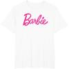 imageBarbie Current Script Logo TShirtWhite