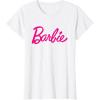 imageBarbie Current Script Logo TShirtWhite