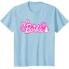 imageBarbie Festive Cutouts Logo TShirtBaby Blue