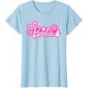 imageBarbie Festive Cutouts Logo TShirtBaby Blue