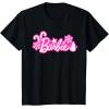 imageBarbie Festive Cutouts Logo TShirtBlack