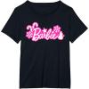 imageBarbie Festive Cutouts Logo TShirtBlack