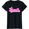 imageBarbie Festive Cutouts Logo TShirtBlack