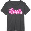 imageBarbie Festive Cutouts Logo TShirtDark Heather Grey