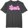 imageBarbie Festive Cutouts Logo TShirtDark Heather Grey