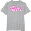 imageBarbie Festive Cutouts Logo TShirtHeather Grey