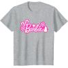 imageBarbie Festive Cutouts Logo TShirtHeather Grey