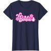 imageBarbie Festive Cutouts Logo TShirtNavy Blue