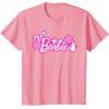 imageBarbie Festive Cutouts Logo TShirtPink