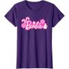 imageBarbie Festive Cutouts Logo TShirtPurple