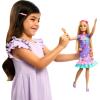 imageBarbie My First Preschool Doll Malibu with 135inch Soft Posable Body Deluxe Party ampamp Bedtime Clothes ampamp Accessories Blonde HairPurple Dress