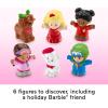 imageFisherPrice Little People Barbie Toddler Toy Advent Calendar Playset 24 Christmas Figures ampamp Pieces for Pretend Play Kids Ages 18 Months