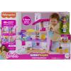 imageFisherPrice Little People Barbie Toddler Toy Little DreamHouse Playset with Music Lights ampamp Figures for Pretend Play Kids Ages 18 MonthsDreamhouse