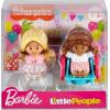 imageFisherPrice Little People Toddler Toys Barbie Party Figure Set with 2 Characters for Preschool Pretend Play Kids Ages 18 Months