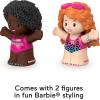 imageFisherPrice Little People Toddler Toys Barbie Swimming Figure Set with 2 Characters for Preschool Pretend Play Kids Ages 18 Months2 Piece Assortment