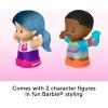 imageFisherPrice Little People Toddler Toys Barbie Wellness Figure Set with 2 Characters for Preschool Pretend Play Kids Ages 18 Months