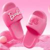 imageMINISO Barbie Collection Bath Slippers  Kids House Shoes Girls Bathroom Slippers Pink Barbie Home FootwearPink